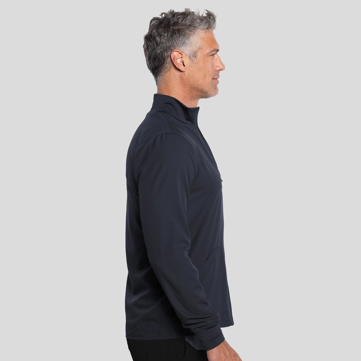 Men's Zip-Front Jacket | Pewter