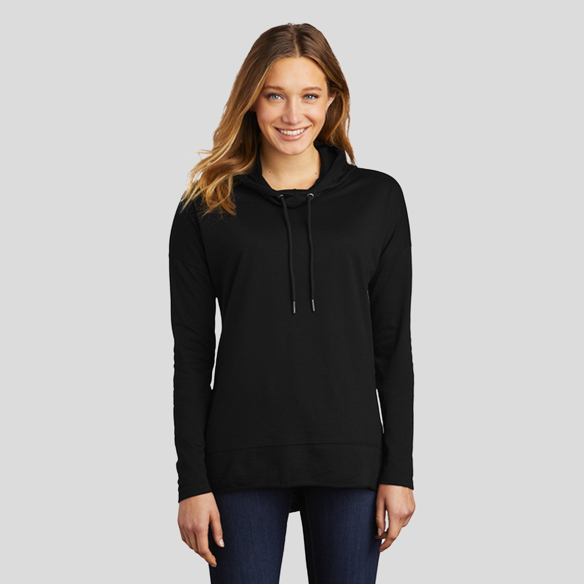 Womenβs Featherweight French Terry β’ Hoodie | Black