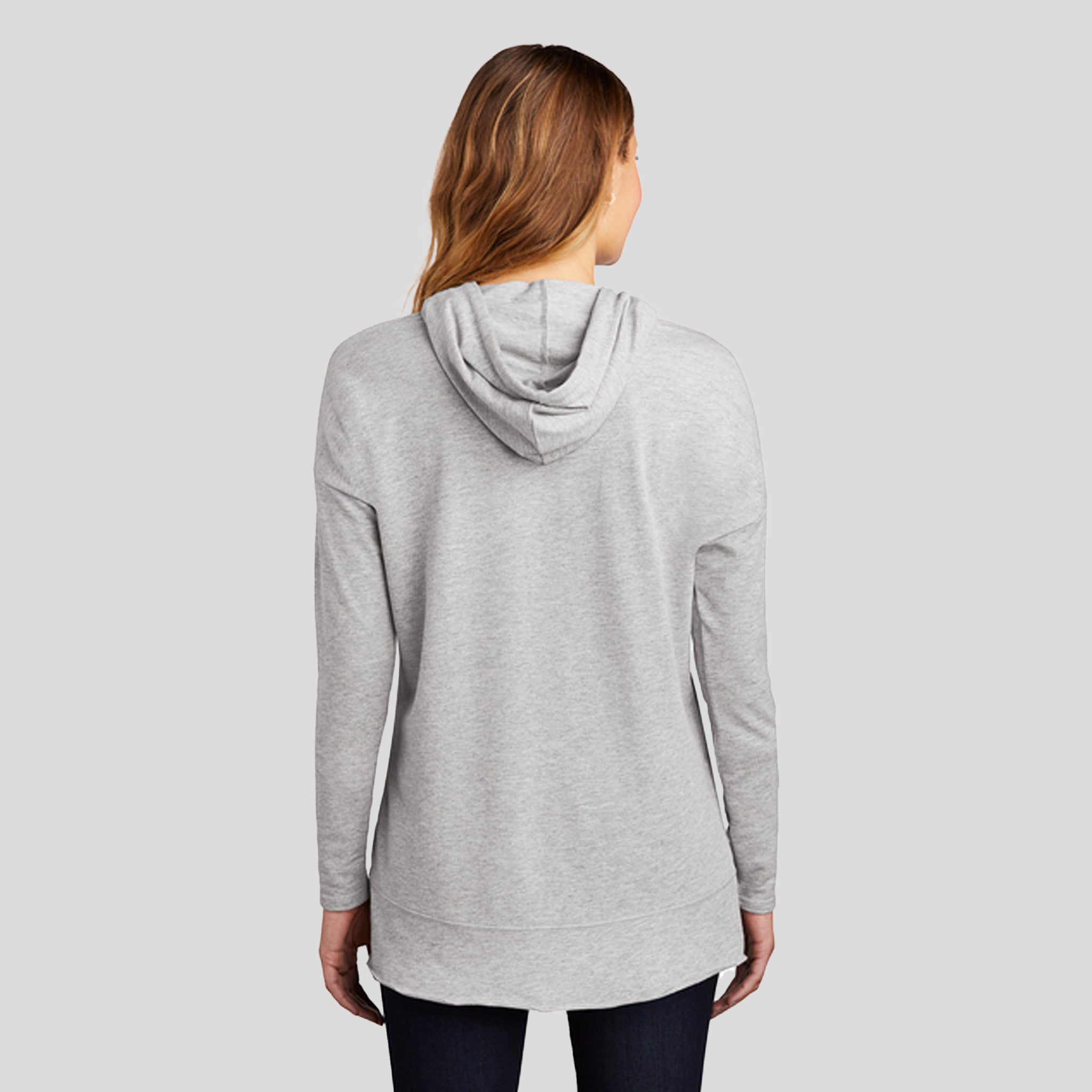 Womenβs Featherweight French Terry β’ Hoodie | Light Heather Grey