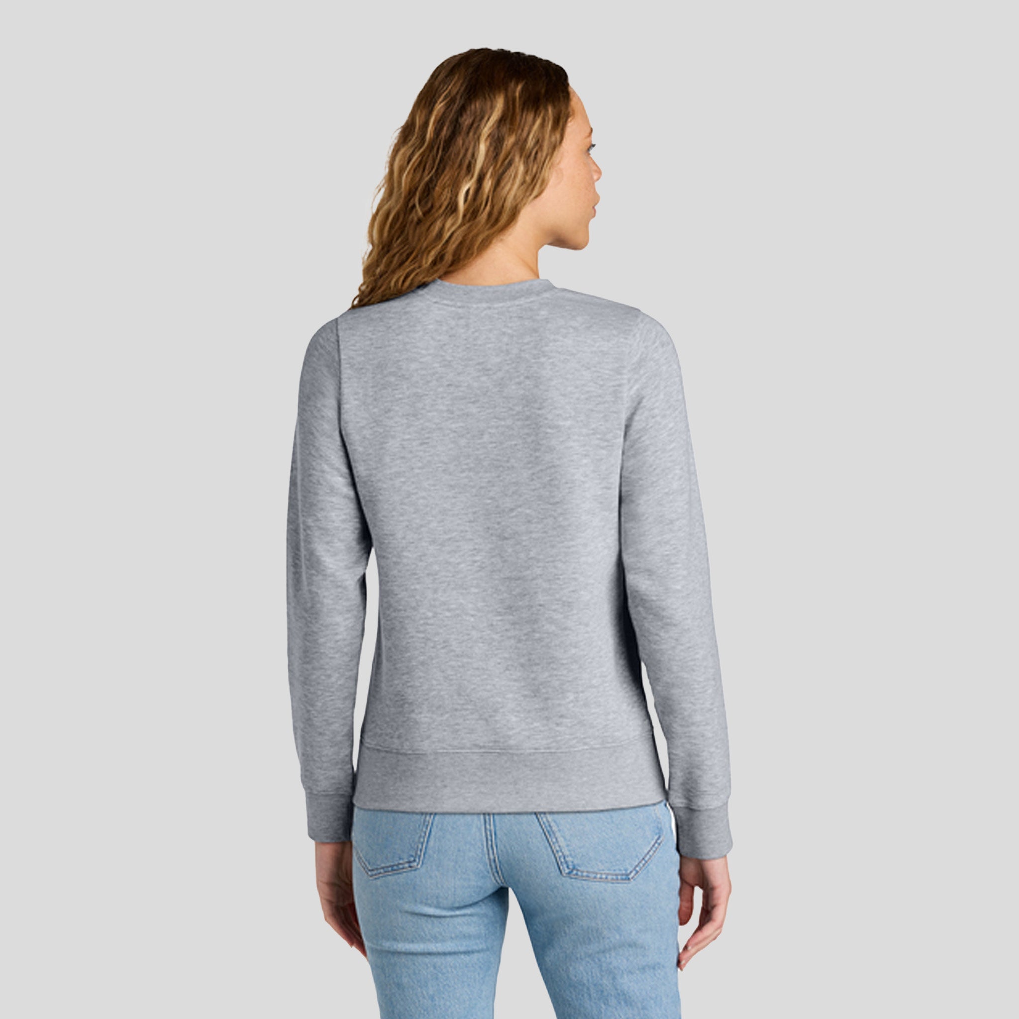 Womenโs V.I.T.โข Fleece Crew | Light Heather Grey