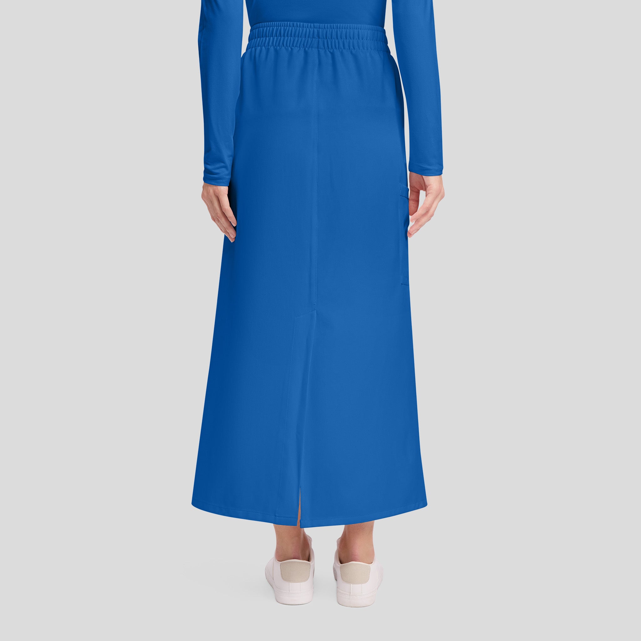 3-Pocket Maxi Scrub Skirt | Royal