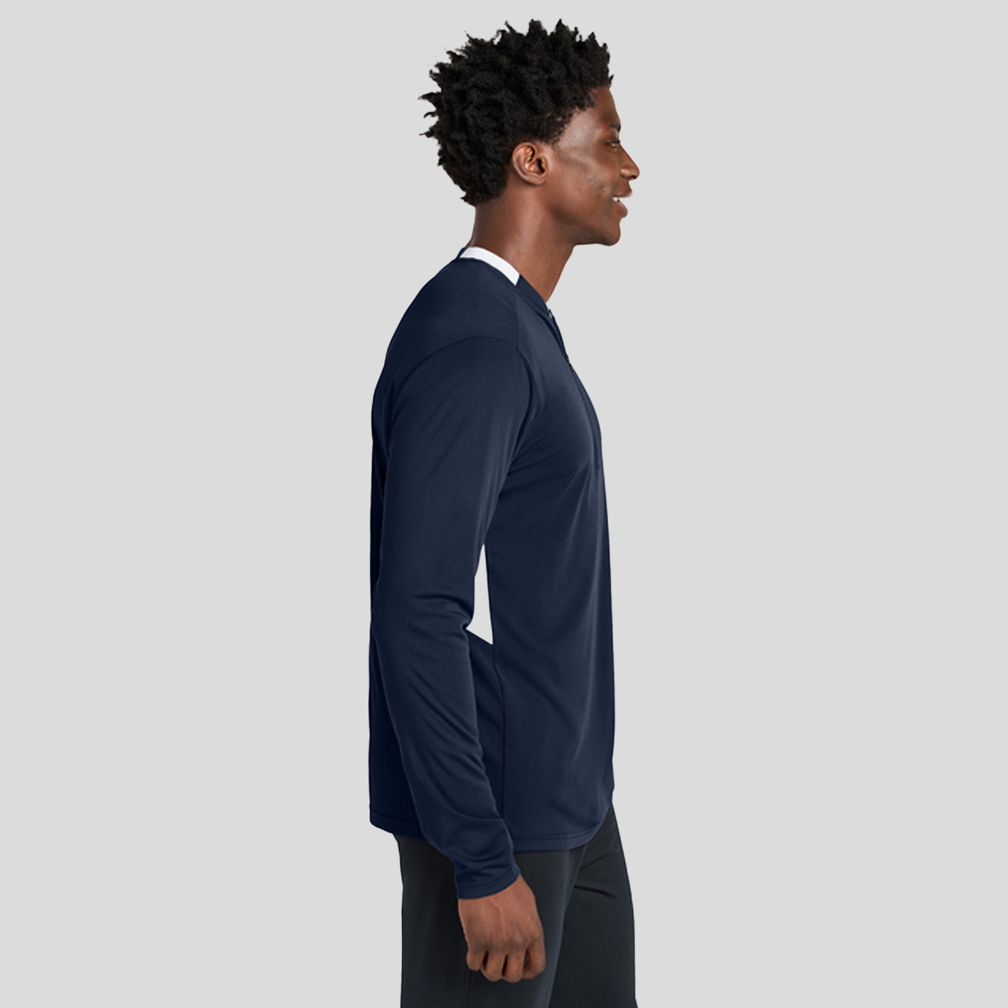 Club 1/4-Zip Pullover | True Navy/White